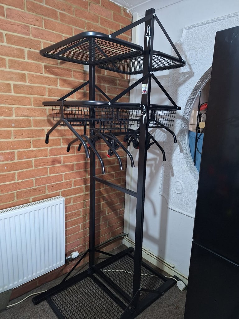 Biker tidy storage rack