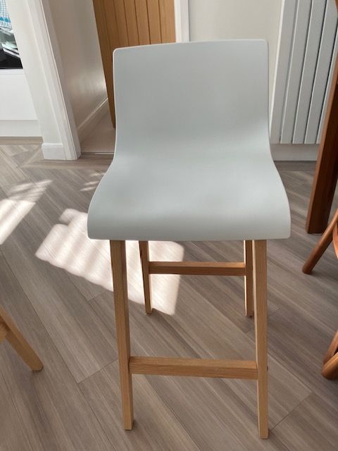 oak wooden frame bar stools  NEW never used  £130 for three big saving on new cost new £130 each 