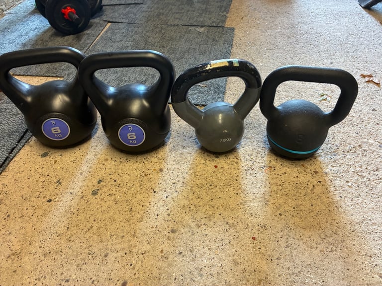 image for Kettlebells 2x6kgb, 1x7.5, 1x8kg