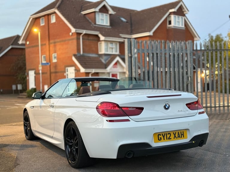 2012 BMW 6 Series 640d M Sport 2dr Auto CONVERTIBLE Diesel Automatic