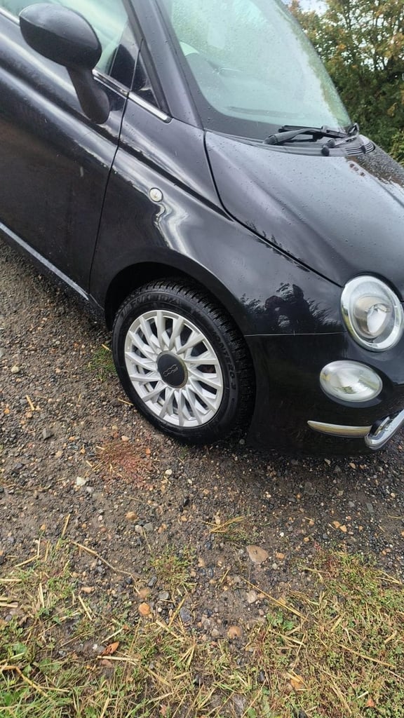 FIAT 500 1.2 500 Euro 6 1.2 69hp Lounge Black Manual Petrol 2018