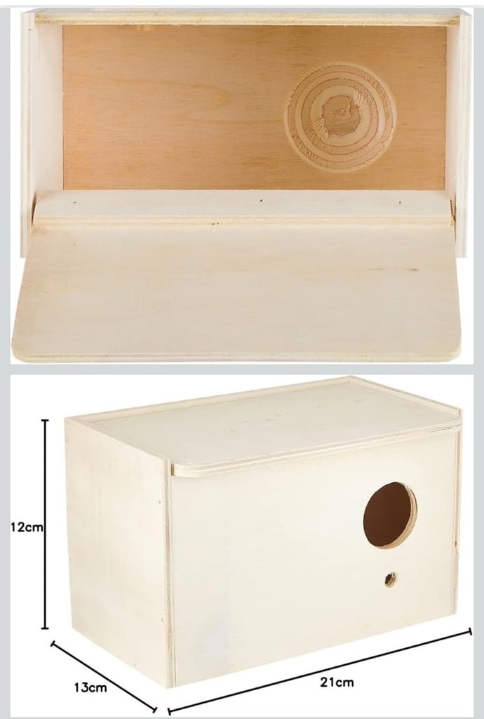 Bird / budgie nesting box - Brand new