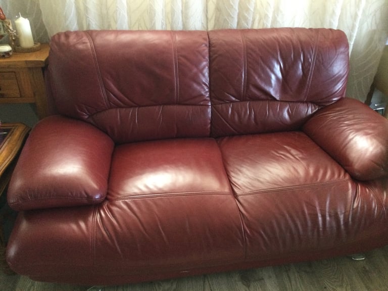 image for Leather settee