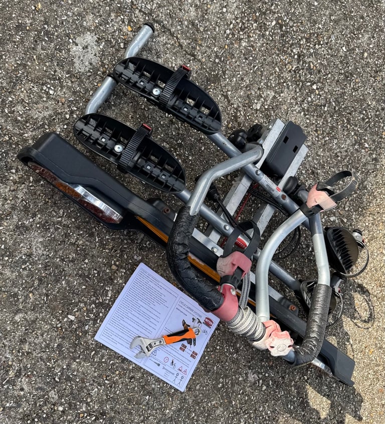 Witter zx200 two 2 bike tow bar towbar bike rack cycle carrier tilting Thule