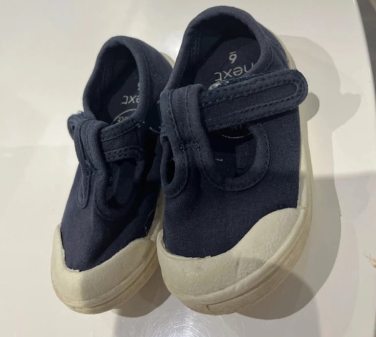 Babies next canvas shoes washable size 6