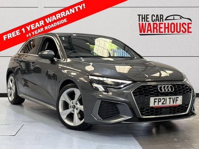 2021 Audi A3 35 TFSI S Line 5dr S Tronic Automatic Hatchback Petrol Automatic