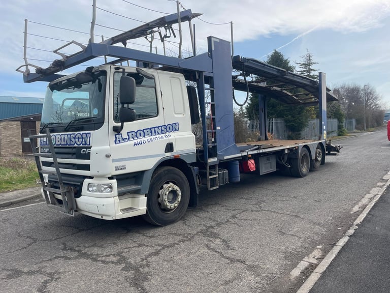 2013 DAF 7 CAR TRANSPORTER 310 BELLE 26 TON HGV RECOVERY TRUCK MAY 2026 TEST