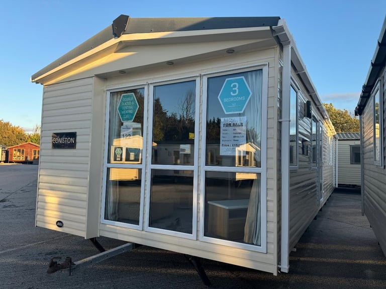 3 Bed Static Caravan - DG, CH, New Carpet - Offsite for Own Land, Self Builders