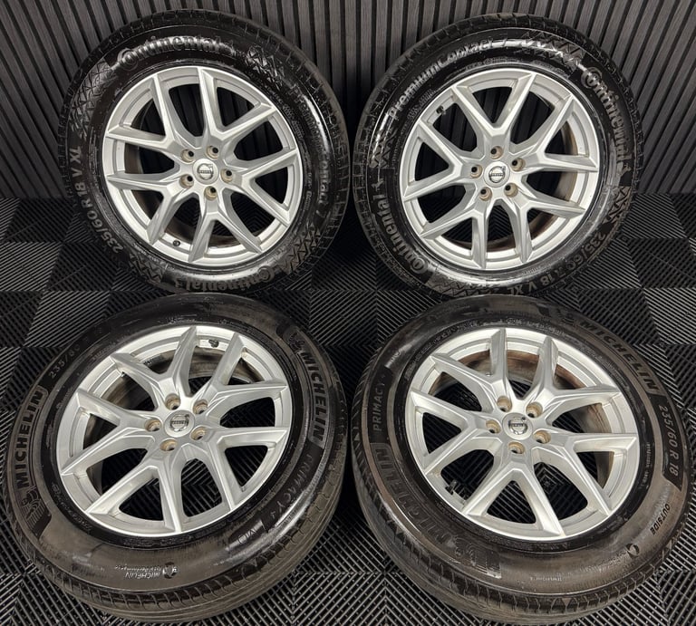 image for 18'' GENUINE VOLVO XC60 10 SPOKE ALLOY WHEELS TYRES ALLOYS
