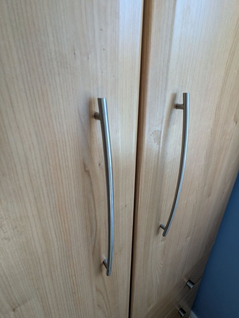 MFI Melbury Bedroom Furniture 6 piece ( Wardrobe, bridge unit, bookcase, cabinet)