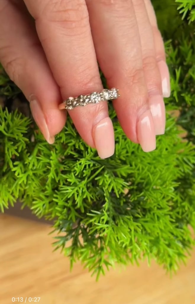 IGI Natural diamonds 1.13 ct. VS ring 14k gold size O1/2.