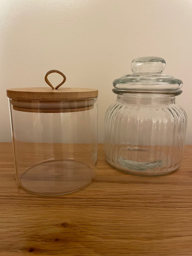 glass jars
