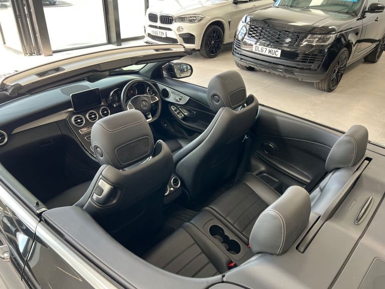 2018 Mercedes-Benz C-Class 2.0 C200 AMG Line Cabriolet 2dr Petrol G-Tronic+ Euro 6 (s/s) (184 ps)...
