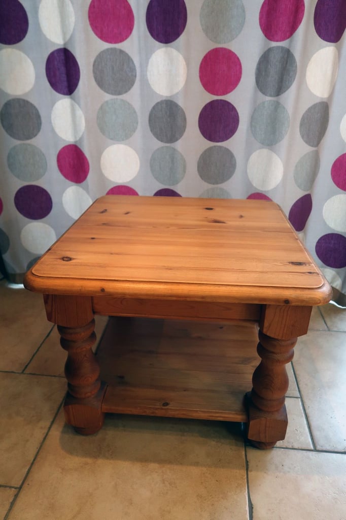 image for Solid Pine Square Coffee Table