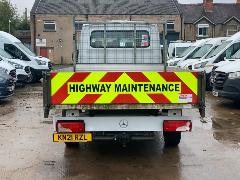 2021 MERCEDES BENZ SPRINTER 314 RWD ALLOY BODY DOUBLE / CREW CAB TIPPER 1 OWNER