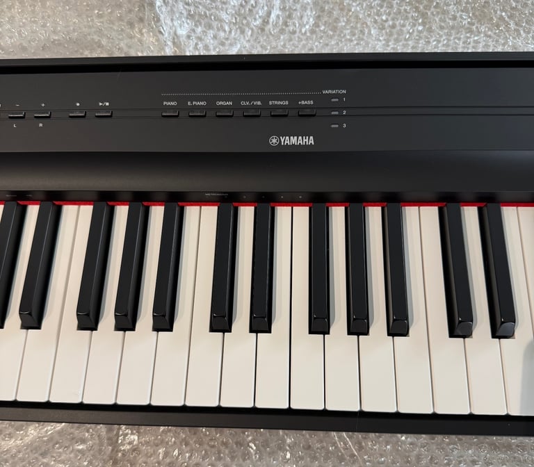 Yamaha P-125 Digital Piano 88-Key Weighted Keyboard with Pedal & Music Rest