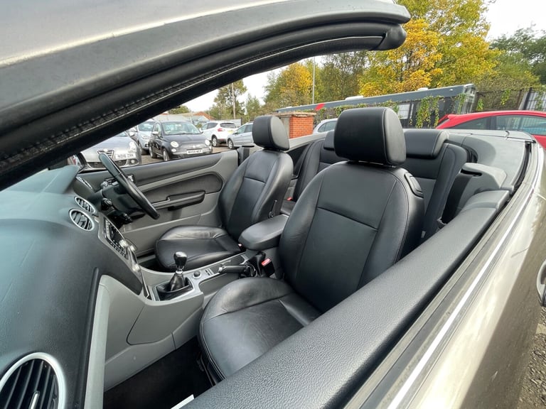 FORD FOCUS CONVERTIBLE CC CC3 + FULL LEATHERS + LONG MOT + LOW 54K MILES * 