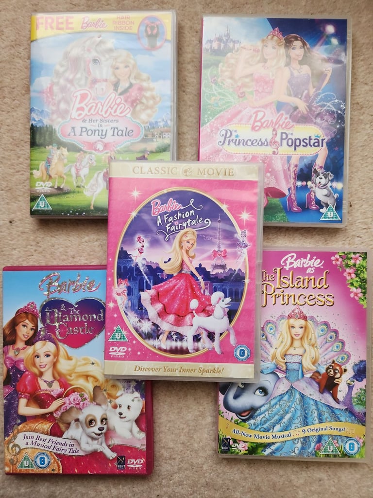 DVD Bundle - BARBIE full length movies - 'Discover your inner sparkle'