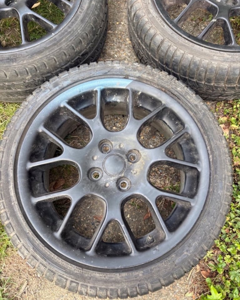 ROVER 25 45 MG ZR ZS 16” ALLOY WHEELS HAIRPIN 4x100 With Tyres