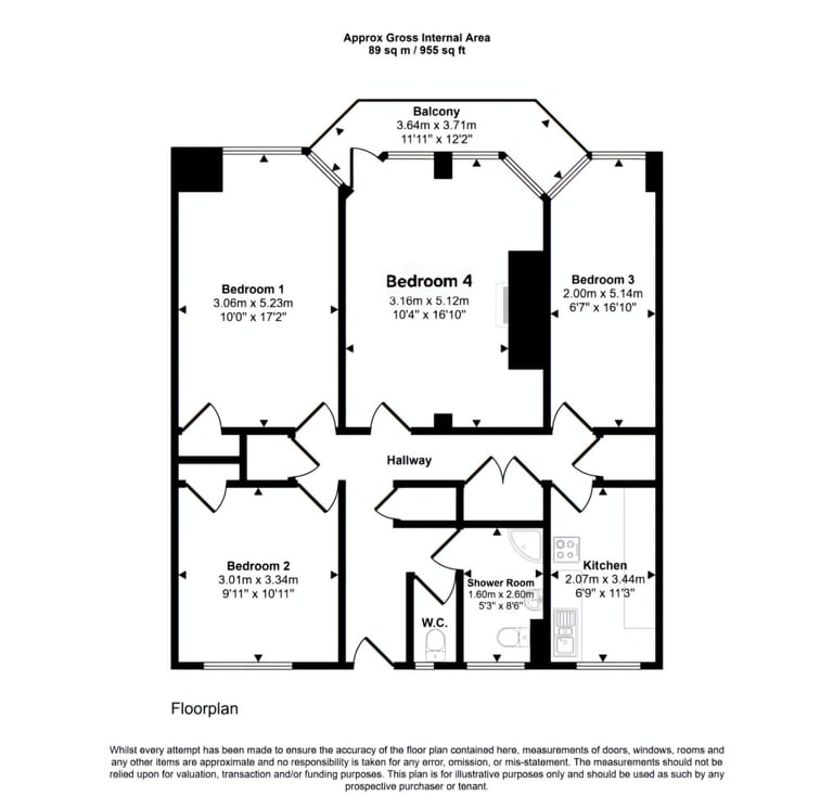 🏡 Newly Refurbished 4-Bedroom Family Flat with Balcony – Thornton Heath CR7