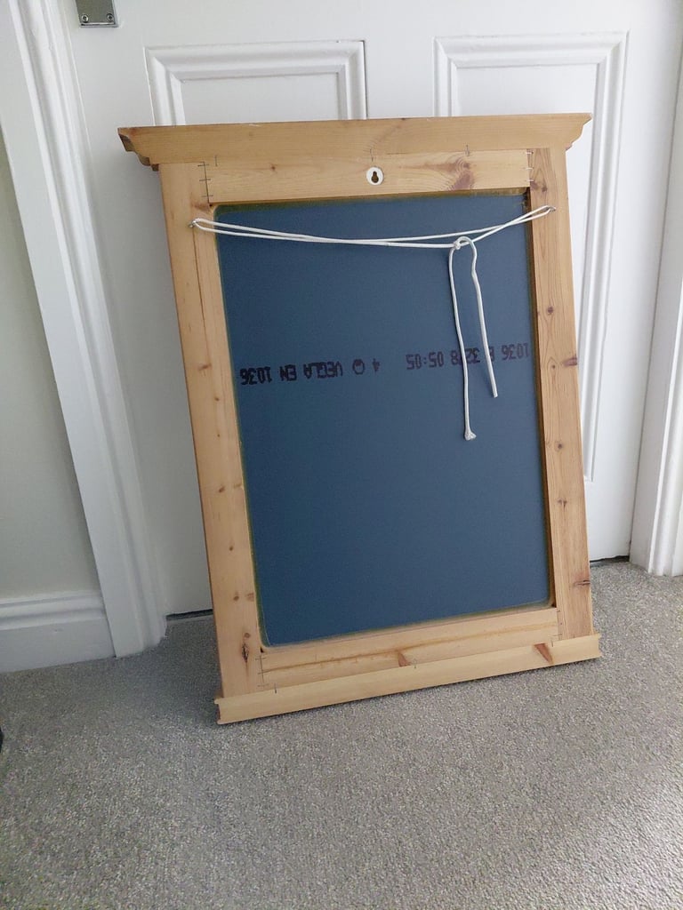 Pine framed mirror
