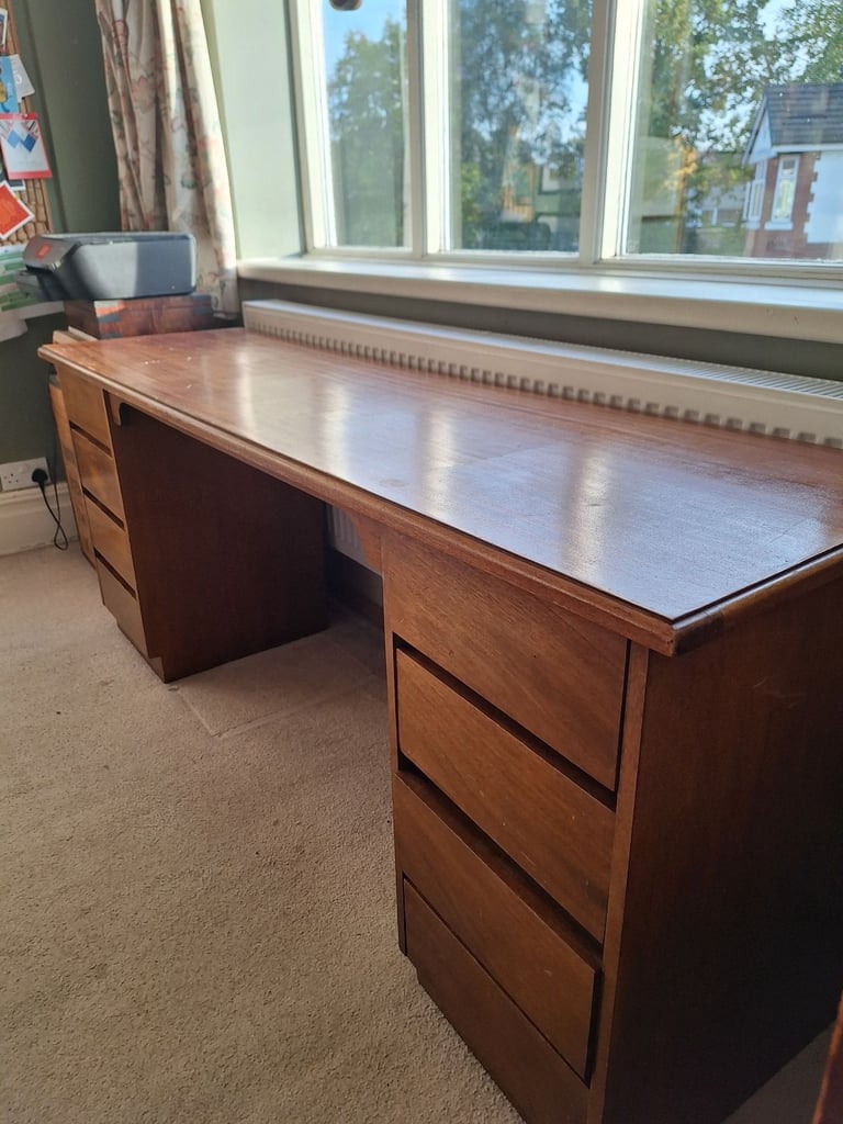 image for Gorgeous long, wooden desk