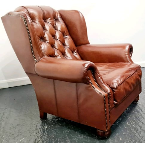 Tetrad oskar deals chesterfield chair