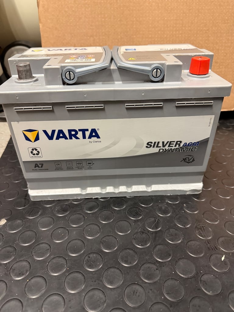 VARTA A7 (E39) AGM Start Stop Car Battery 12v 70Ah 760A (570 901 076, 570901076, 096AGM)