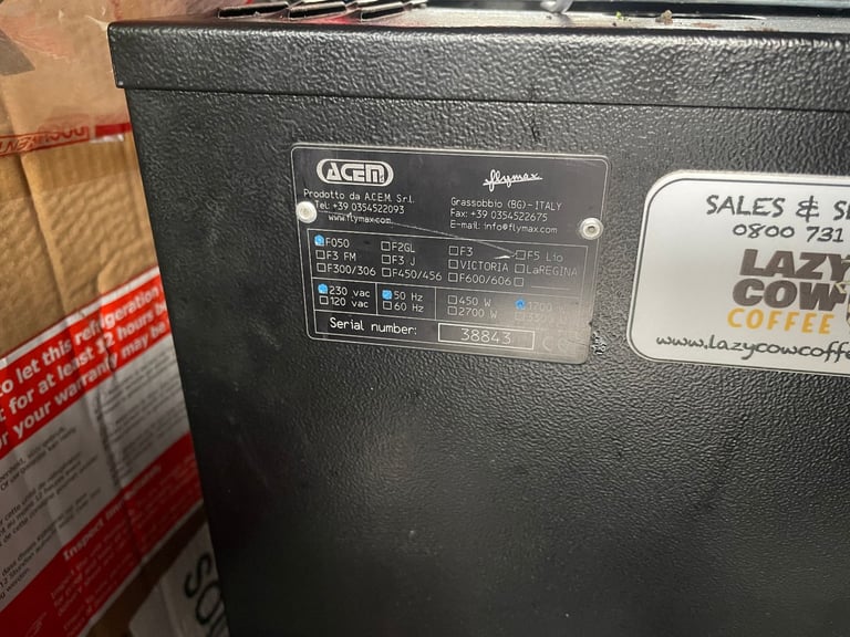 ACEM F050 Automatic Commercial Coffee Machine- Like new Condition