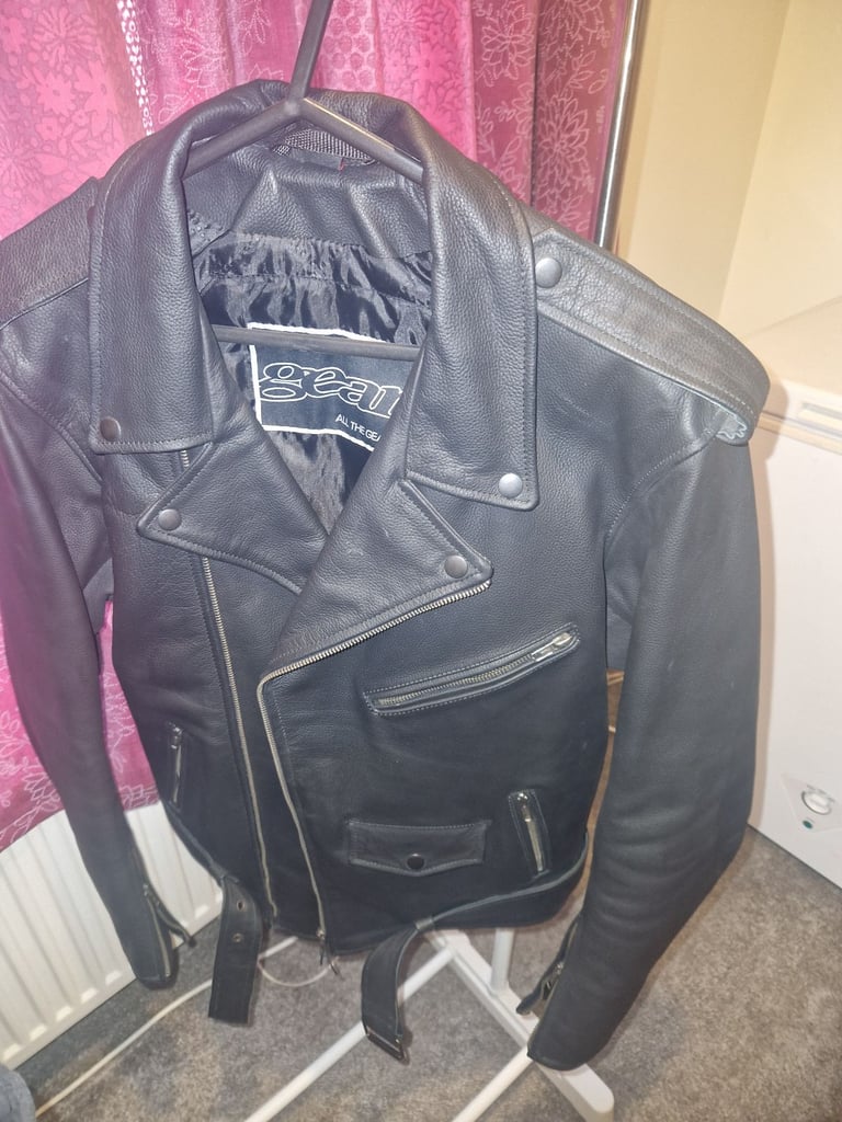 Motor bike Leather jacket 44 inch 