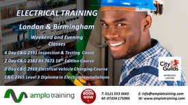 Electrical Training Courses in Croydon - Weekends and Evening Classes