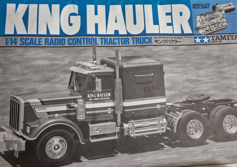 RC TAMIYA KING HAULER TRUCK  SWAP FOR EAGLEMOSS BUILD THE DB5 MODEL CAR 