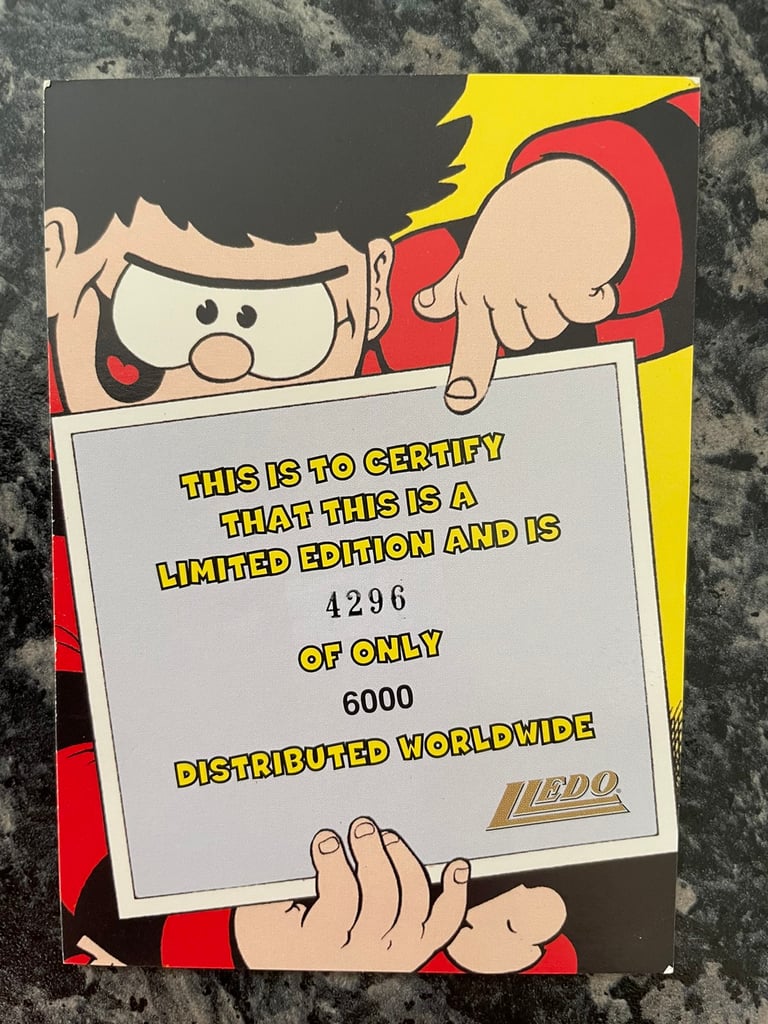 2005 Limited Edition box set/certificate 