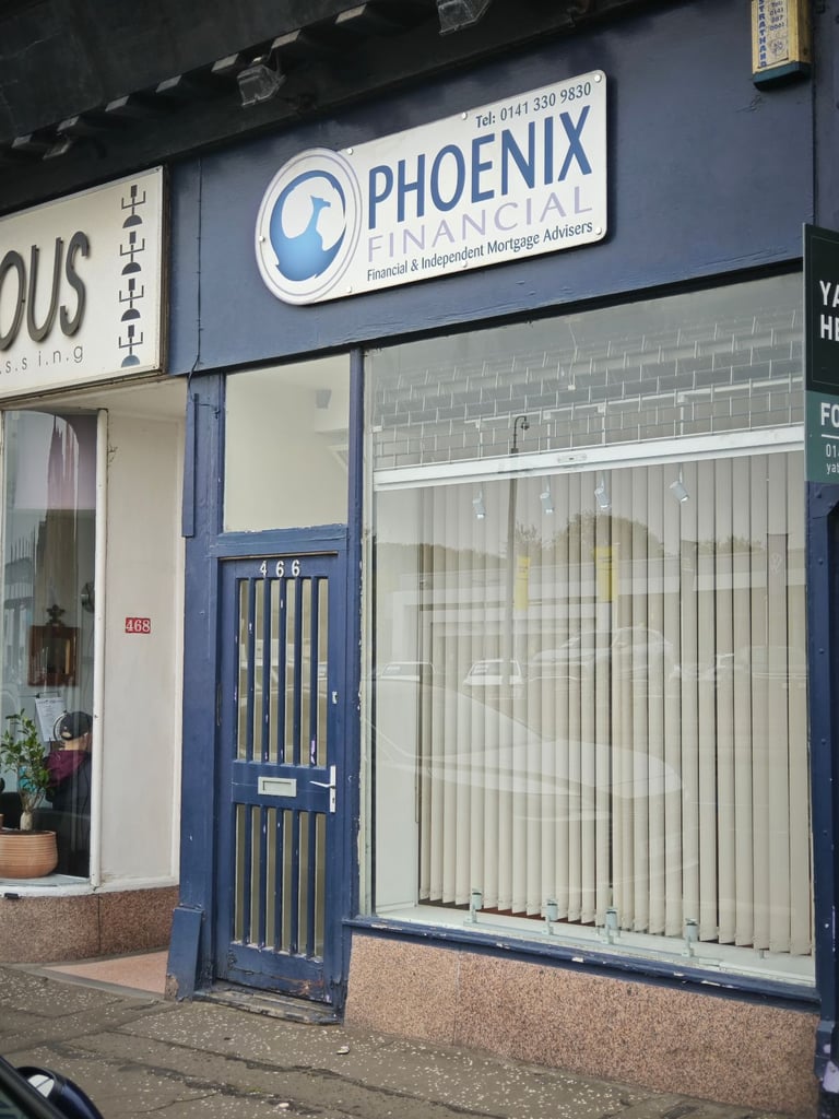 Shop to let Jordanhill 