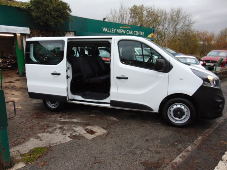 2017 Vauxhall Vivaro 2900 1.6CDTI BiTurbo 125PS H1 Combi 9 Seat NO VAT MPV Diesel Manual