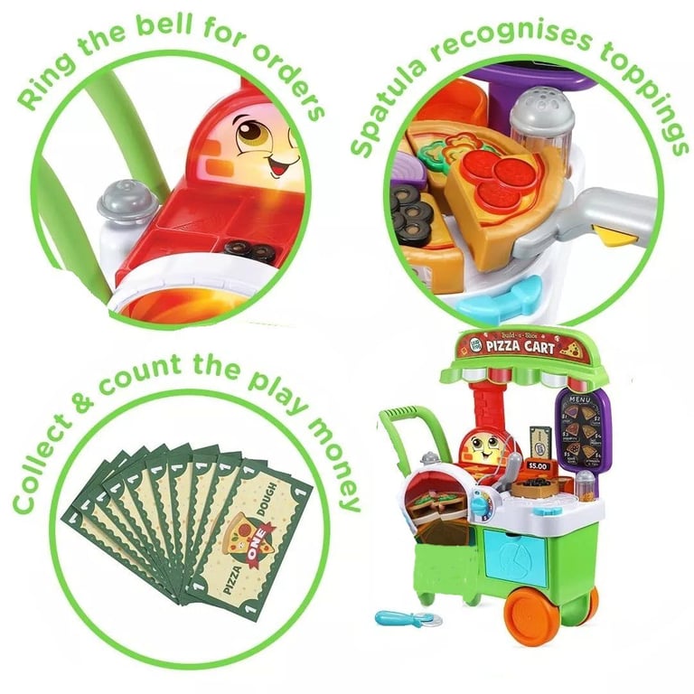  Pizza Cart LIKE NEW ORIGINAL BOX BY Leap Frog