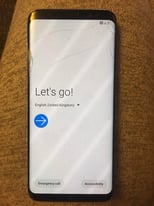 Reduced** Samsung galaxy S8 android phone with box
