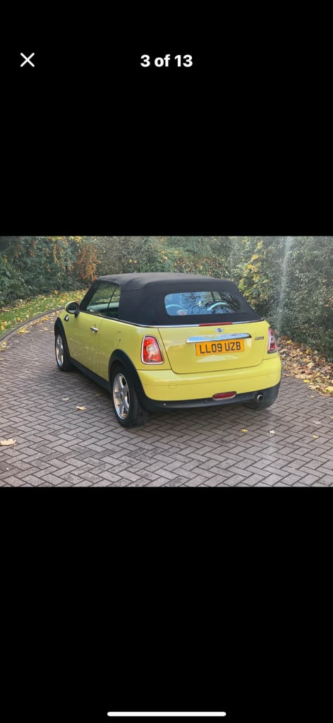Mini Cooper convertible 