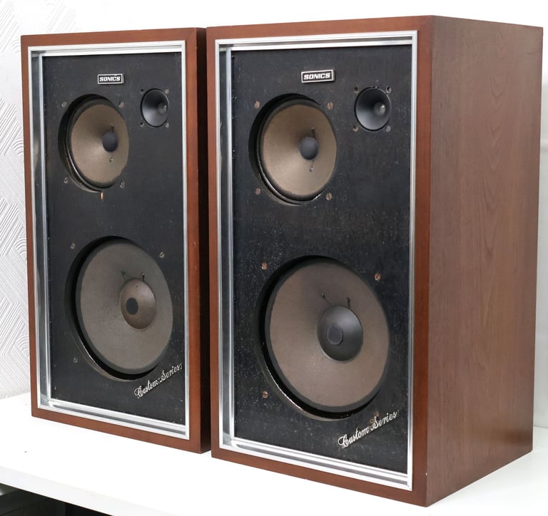 image for Vintage Sonics Speaker System Japan Circa 1976 RARE 3 way Speaker System FWO