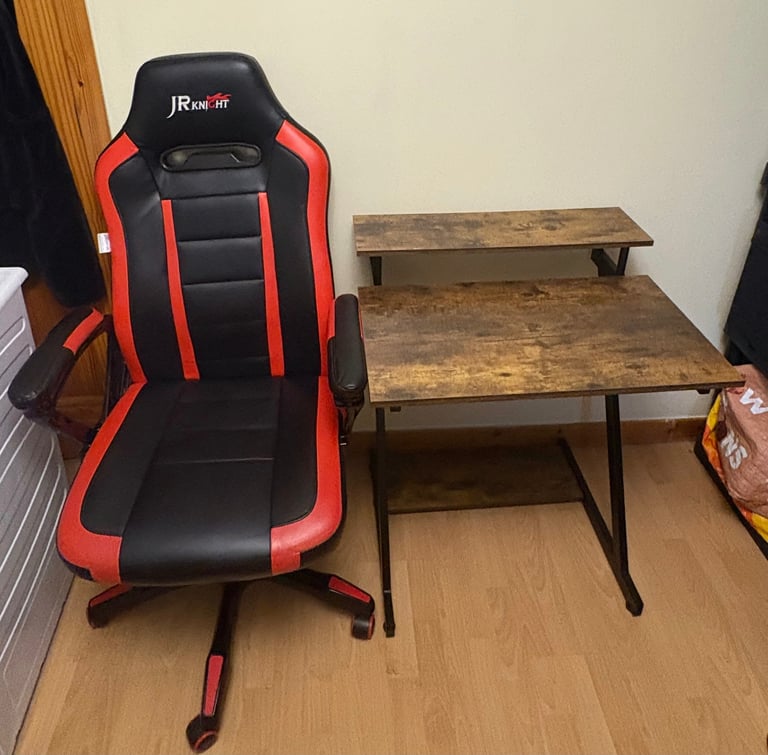 Office Desk and Gaming Chair 