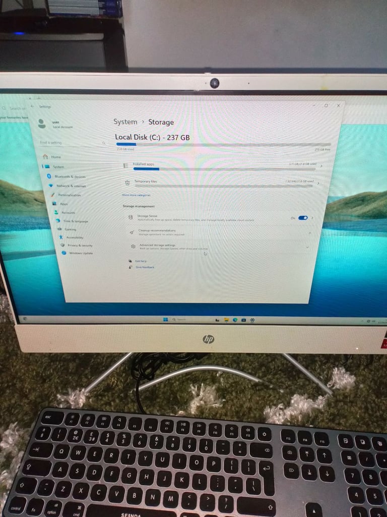 for sale all in one computer with keyboard and mouse £30 