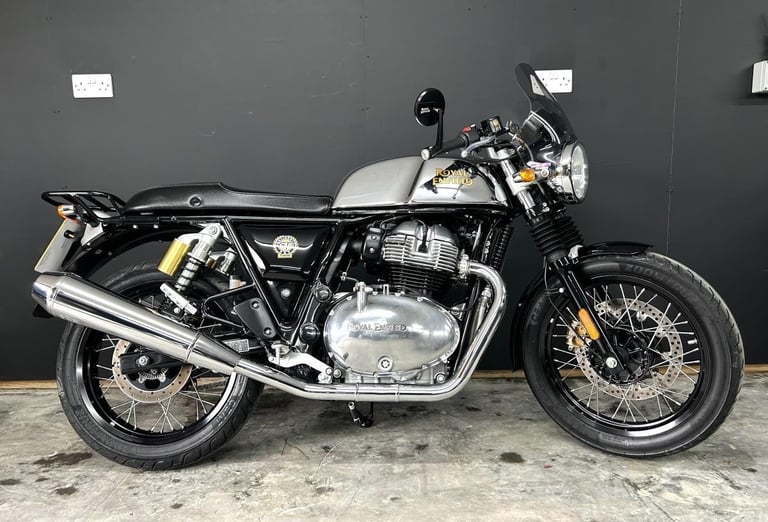 2021 21-PLATE ROYAL ENFIELD CONTINENTAL 650 GT CHROME ** JUST 1,409 MILES **