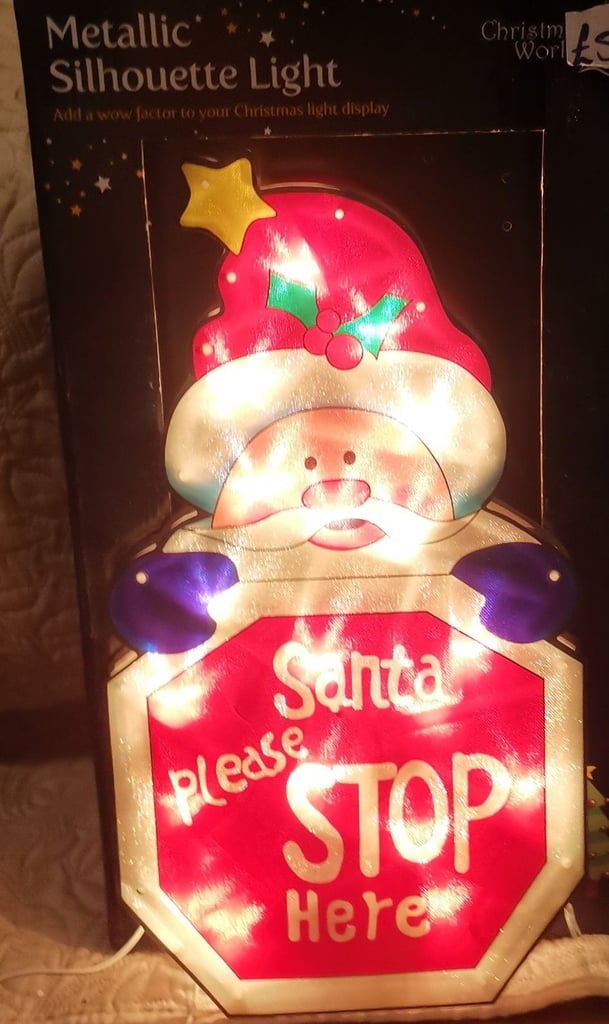 Christmas Window Silouette Lights 4 Different Mains Operated