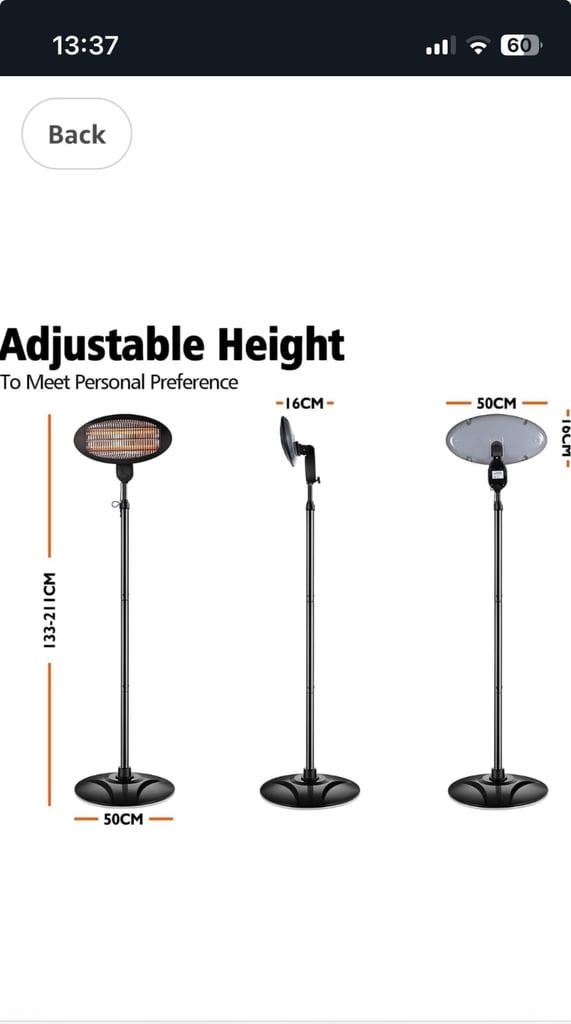 image for La hacienda patio heater (new unwanted gift ) 