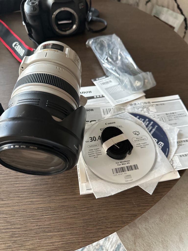 Canon cameras and lenses