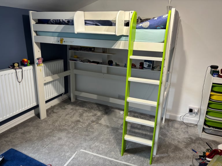 image for Scallywag High Bed with shelves