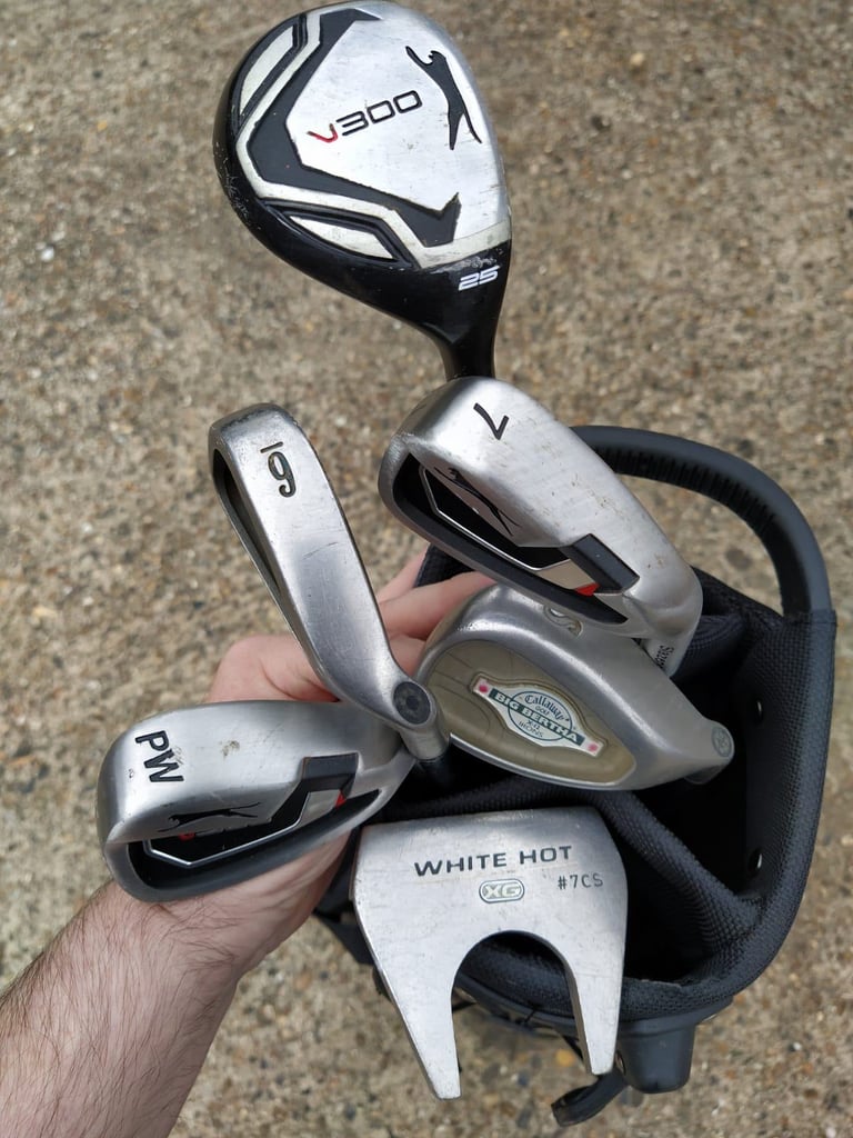 image for Slazenger golf clubs set + Other branded set + Bags x2 COLLECT HA8 EDGWARE HA8