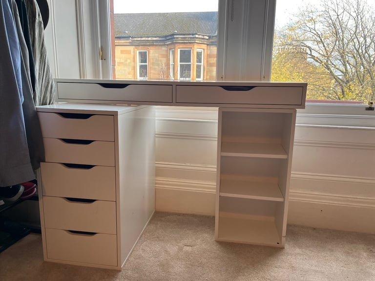 White IKEA Dressing table