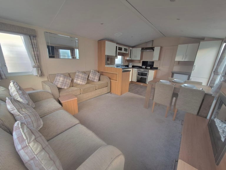 OFF SITE static caravan Scotland double glazed & heated 3bed BK Bluebird Seville