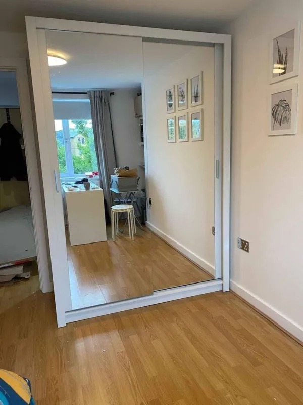 SALE 50% OFF- Brand New 3/2 Doors Sliding Wardrobe High Gloss or Matte Finish with Mirrors